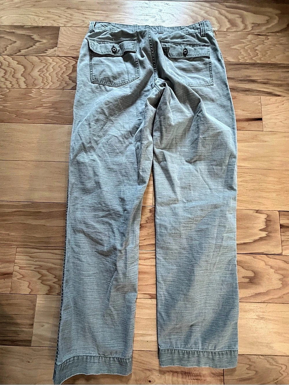Tailor Stitch Men's Cargo Pants Gray Waist 32
